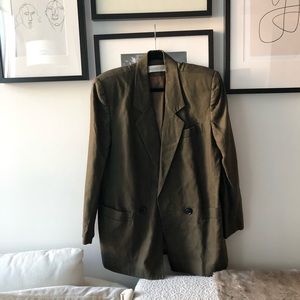 Oversized Olive blazer (vintage)